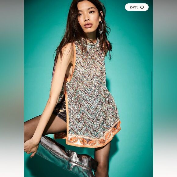 NWT SOLD OUT Free People Stellar Tunic - Picture 1 of 4